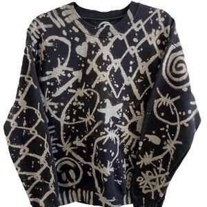 Graffiti - Black, M (Crewneck)